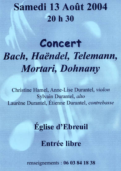 Concerts Vinteuil Françoise Gnéri