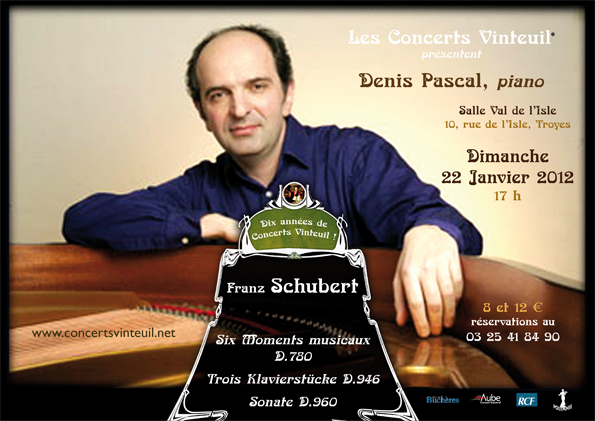 Denis Pascal Sylvain Durantel Concerts Vinteuil Polymnie