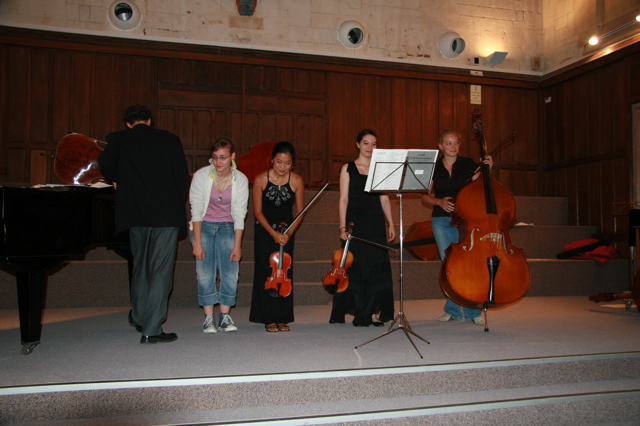 L'Académie de Contrebasse des Concerts Vinteuil 2007